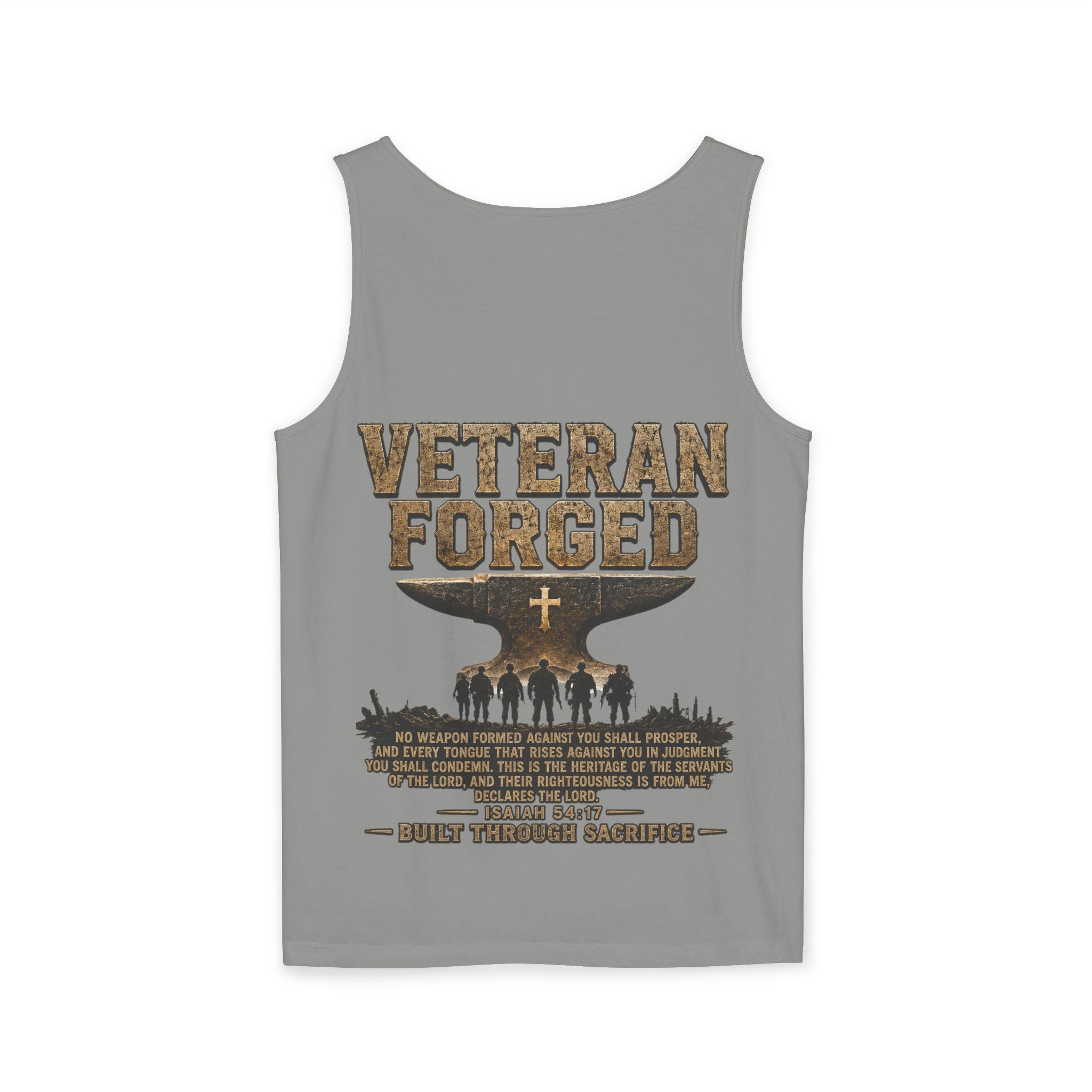 Veteran Forged Tank Top – Military Tribute Graphic Tank