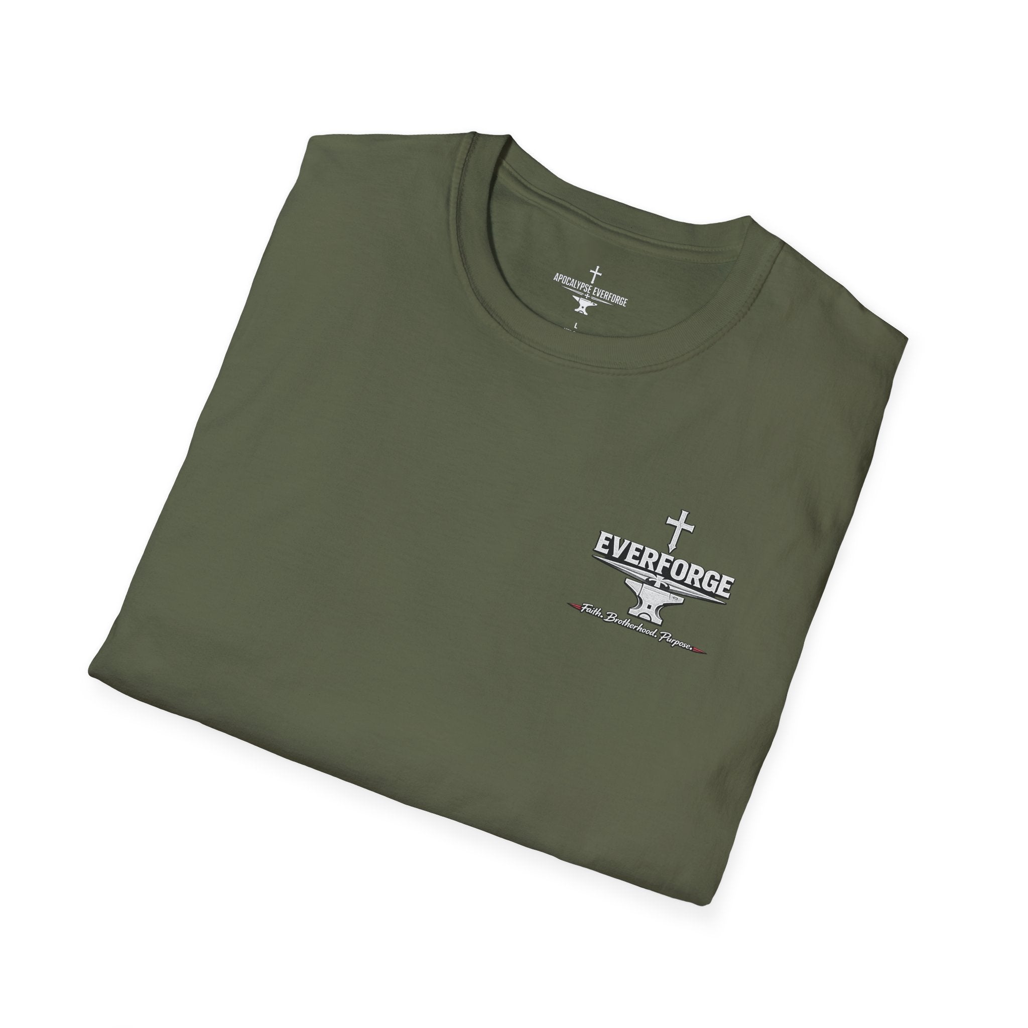 Forged by Faith Isaiah 48:10 Christian T-Shirt