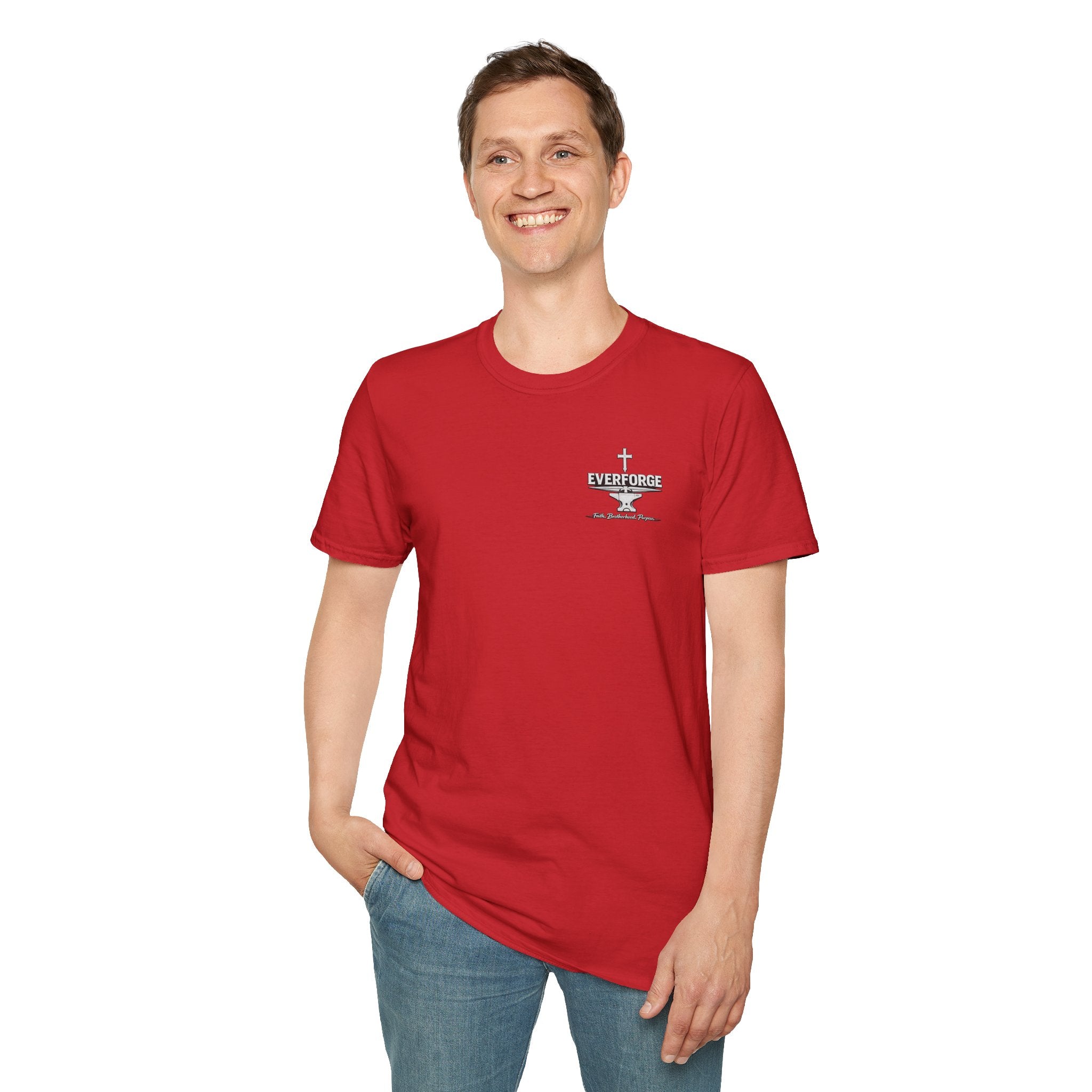 Forged by Faith Isaiah 48:10 Christian T-Shirt