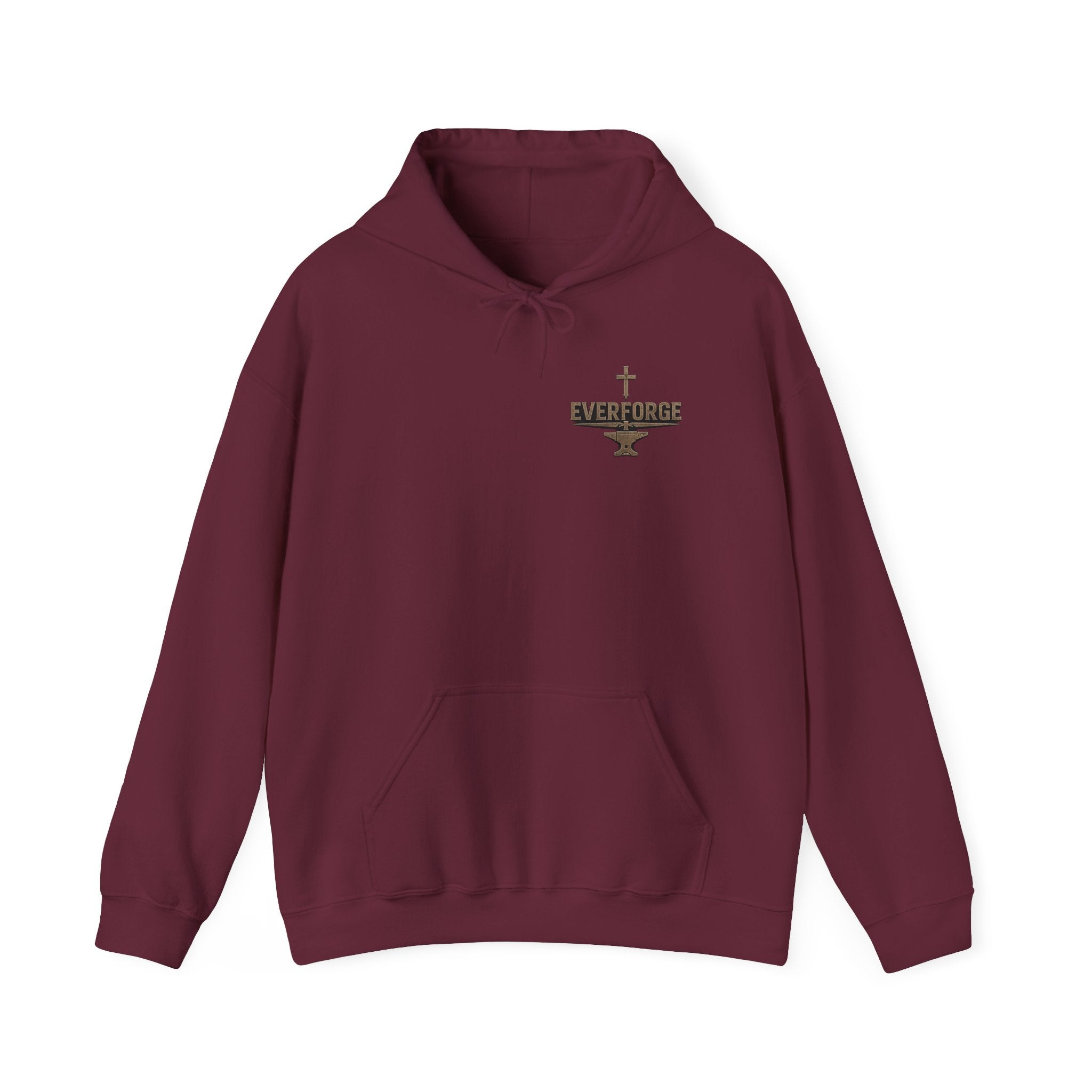 Christian Hoodie – "The Lord Is My Strength" Psalm 27:1 Pullover