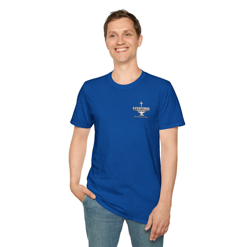 Forged by Faith Isaiah 48:10 Christian T-Shirt