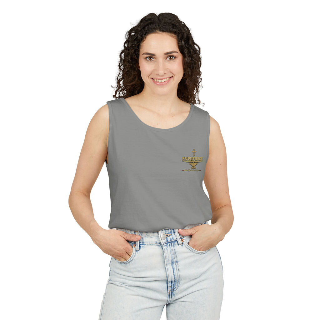 Faith Over Fear Tank Top — Christian Cross Prayer Graphic Tank