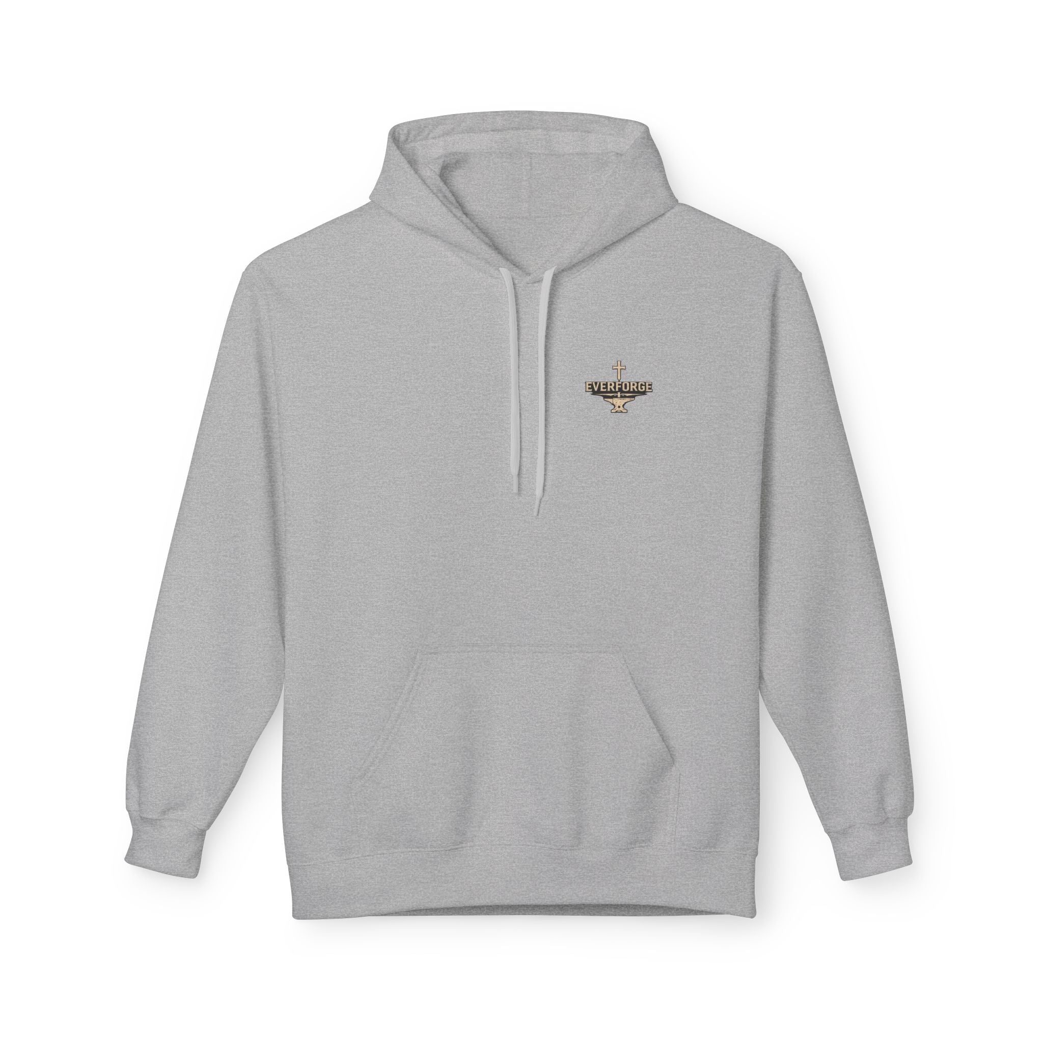 Christian Cross Hoodie — "I Became The Man I Used To Be" Faith Graphic Pullover