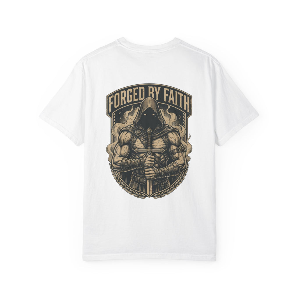 Forged by Faith T-Shirt — Christian Knight Graphic Tee