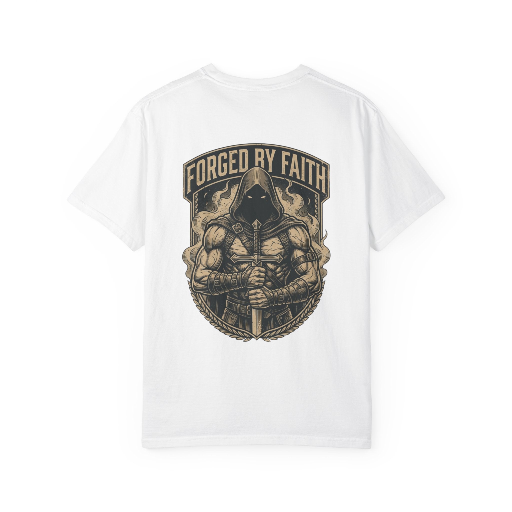 Forged by Faith T-Shirt — Christian Knight Graphic Tee