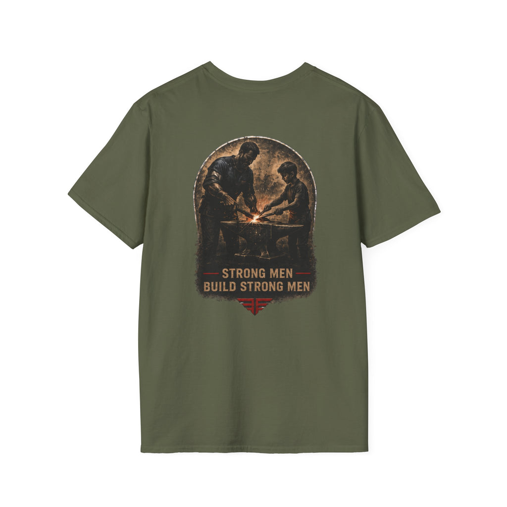 Iron Sharpens Iron T‑Shirt — Proverbs 27:17 Inspirational Christian Tee