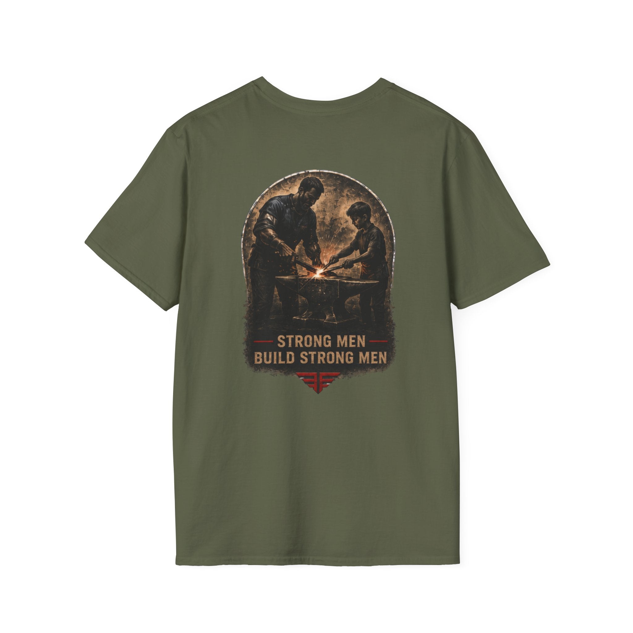 Iron Sharpens Iron T‑Shirt — Proverbs 27:17 Inspirational Christian Tee