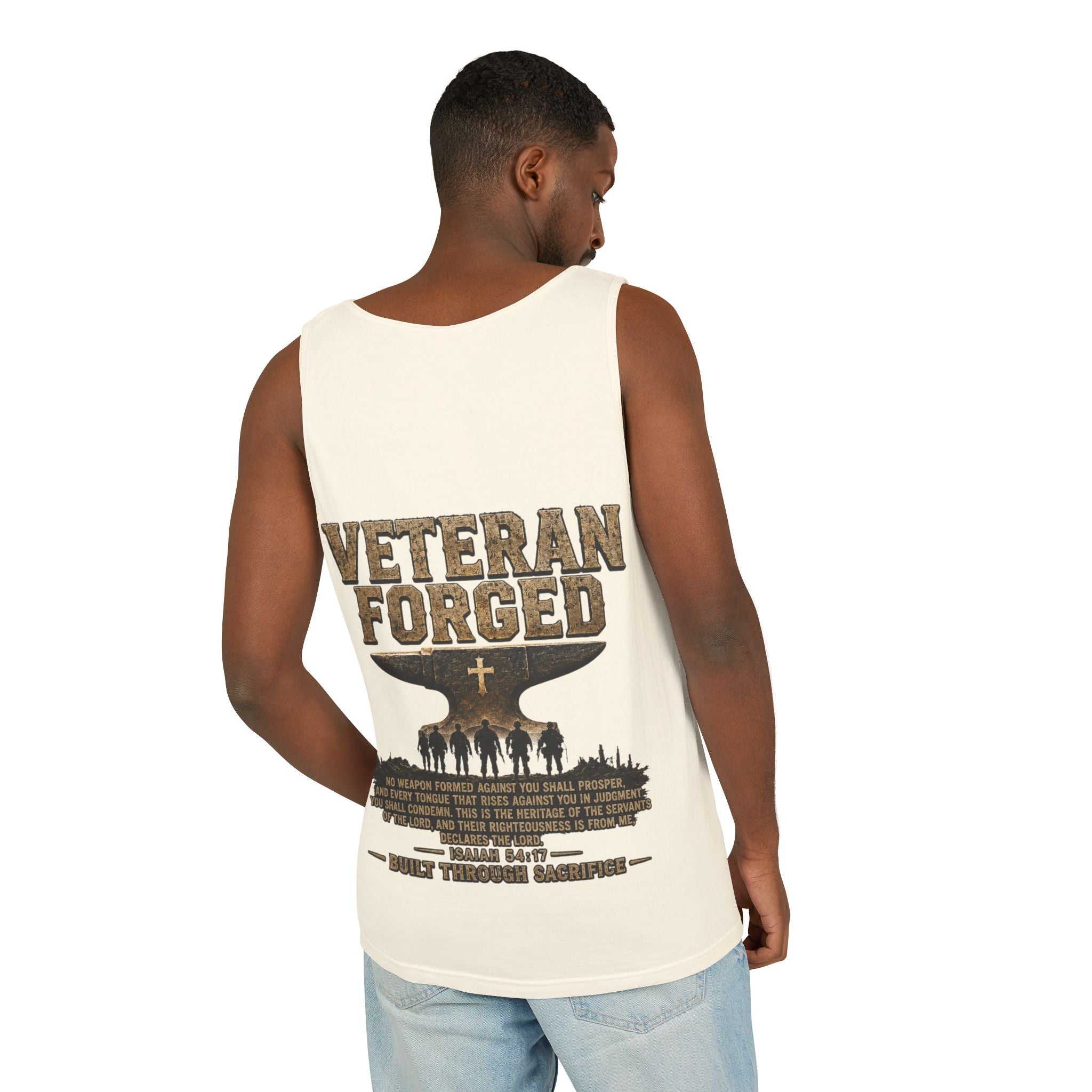 Veteran Forged Tank Top – Military Tribute Graphic Tank