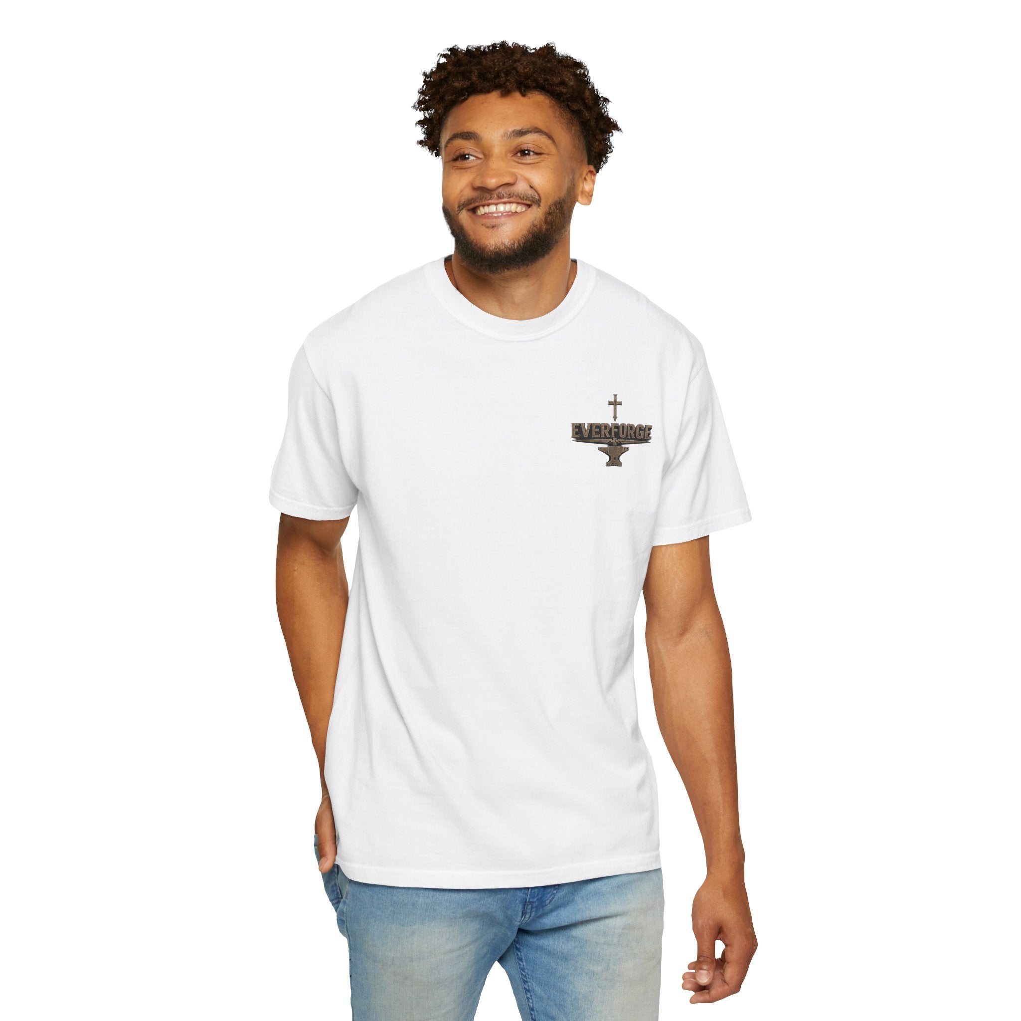 Forged by Faith T-Shirt — Christian Knight Graphic Tee