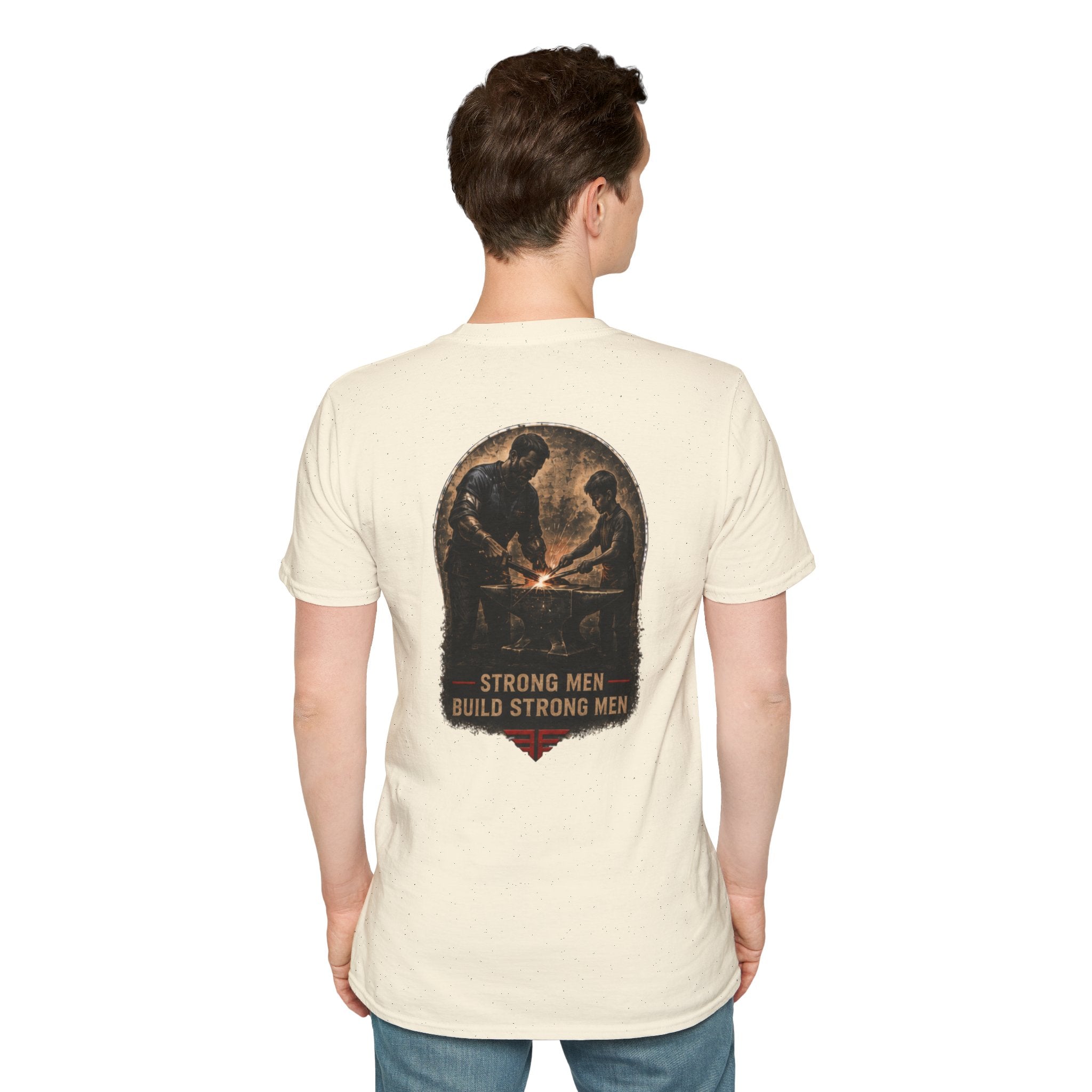 Iron Sharpens Iron T‑Shirt — Proverbs 27:17 Inspirational Christian Tee