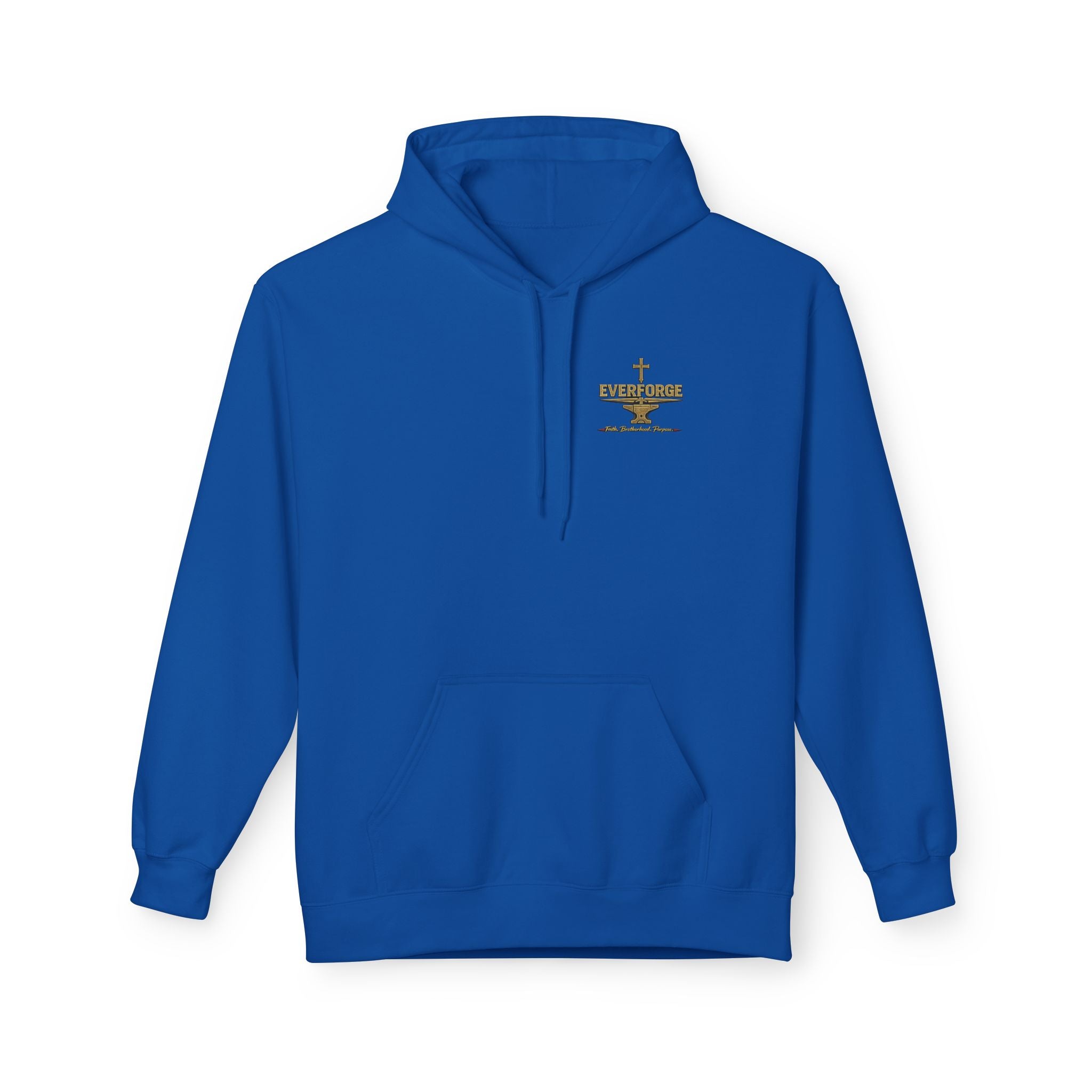 Christian Cross Hoodie — "I Buried The Man I Used To Be" Faith Graphic Pullover