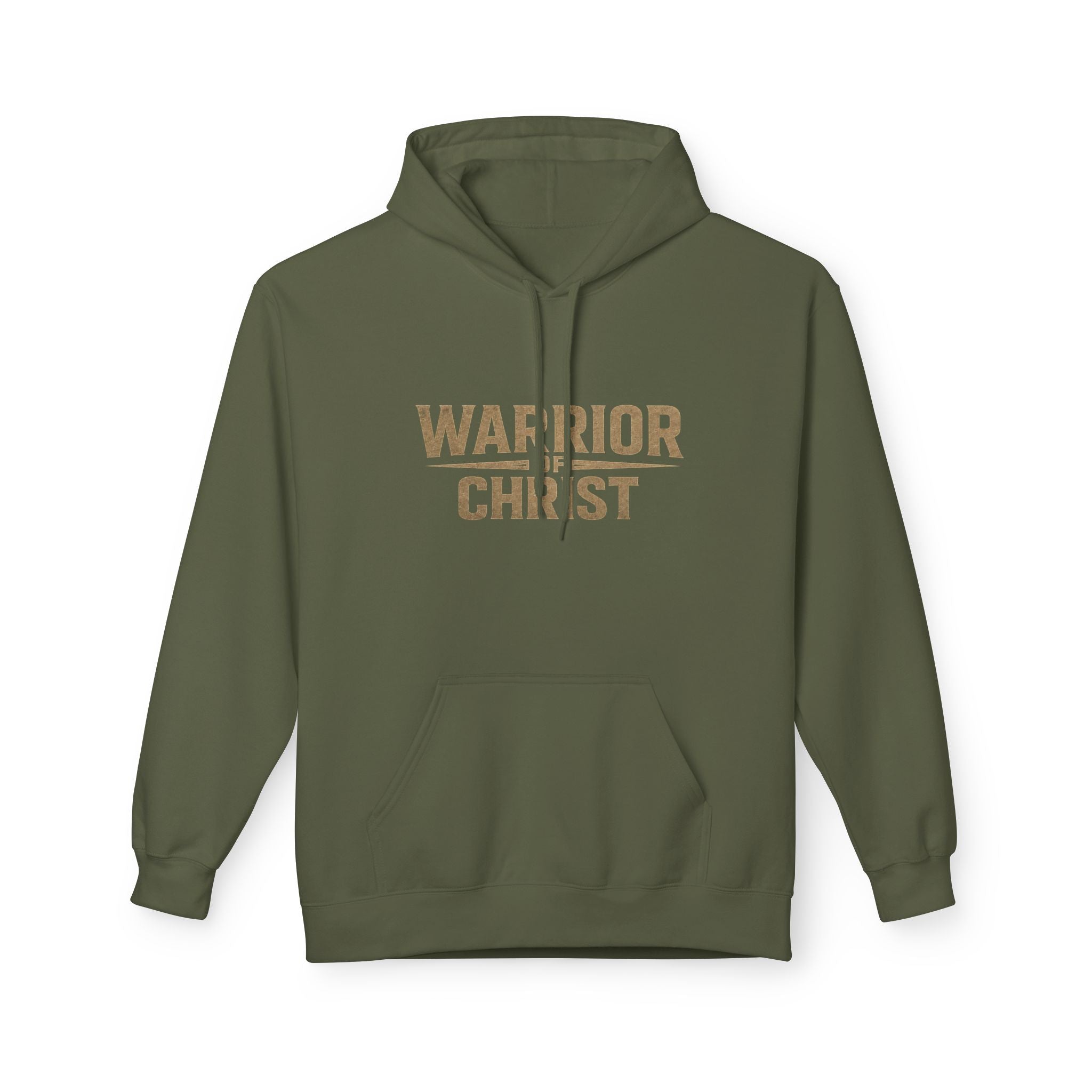 Warrior for Christ Hoodie — "Put On the Full Armor of God" Christian Faith Pullover