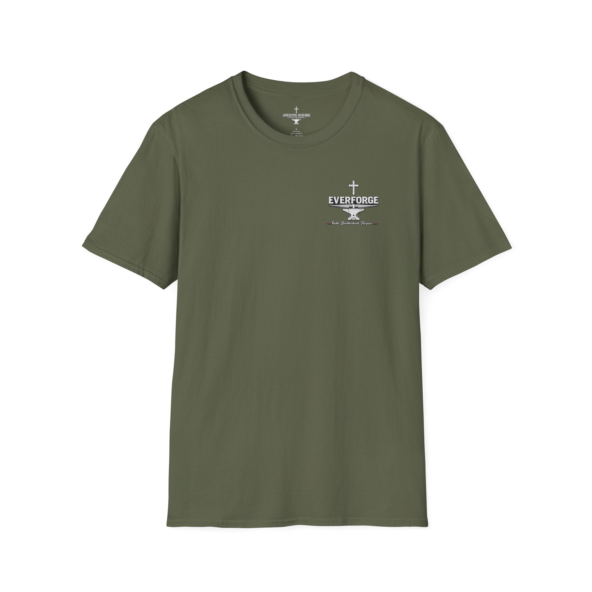 Forged by Faith Isaiah 48:10 Christian T-Shirt