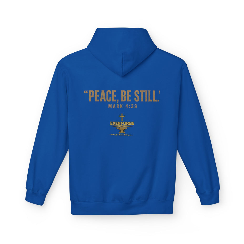 Faith Over Fear Hoodie — "Peace, Be Still" Christian Pullover