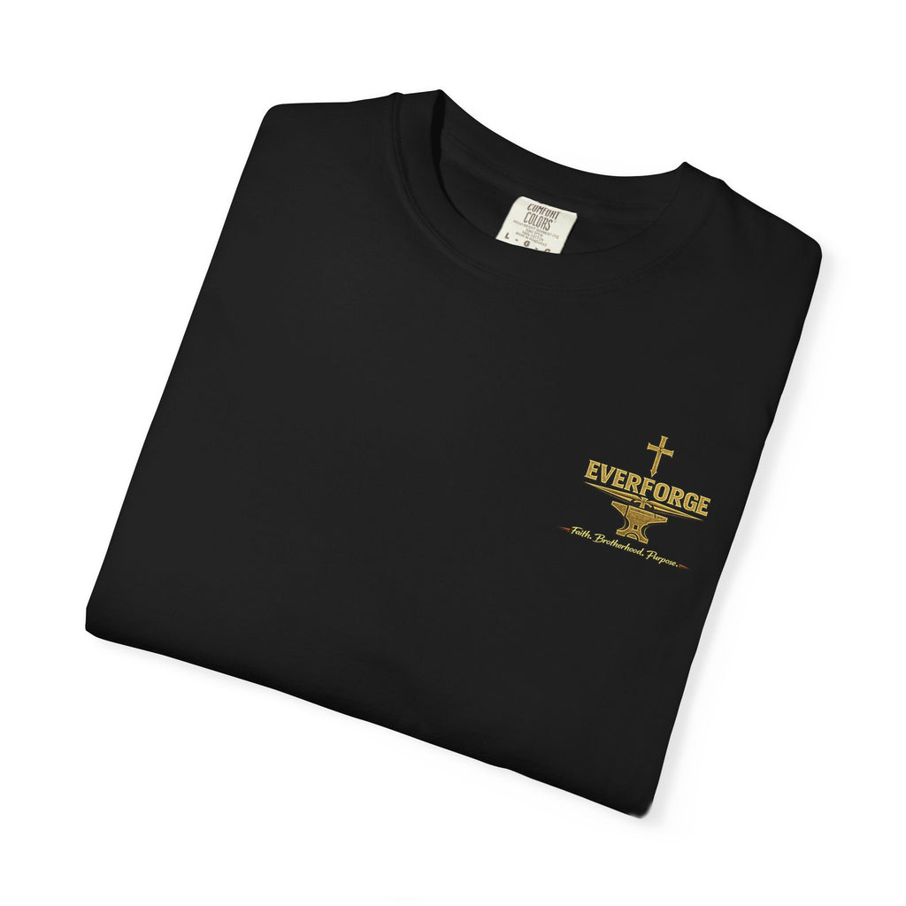 Christian Cross T-Shirt — “Act Like Men. Be Strong.” (1 Corinthians 16:13)