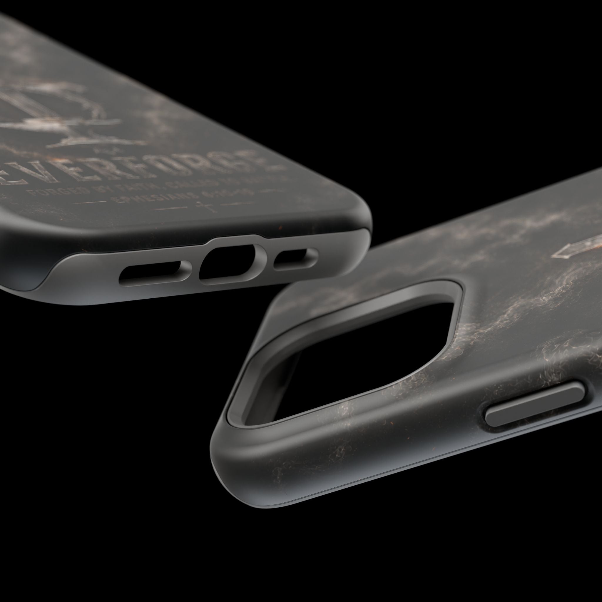 Everforge Faith-Based Magnetic Impact-Resistant Phone Case — "Forged by Faith, Called to Battle" (Ephesians 6:10-19)