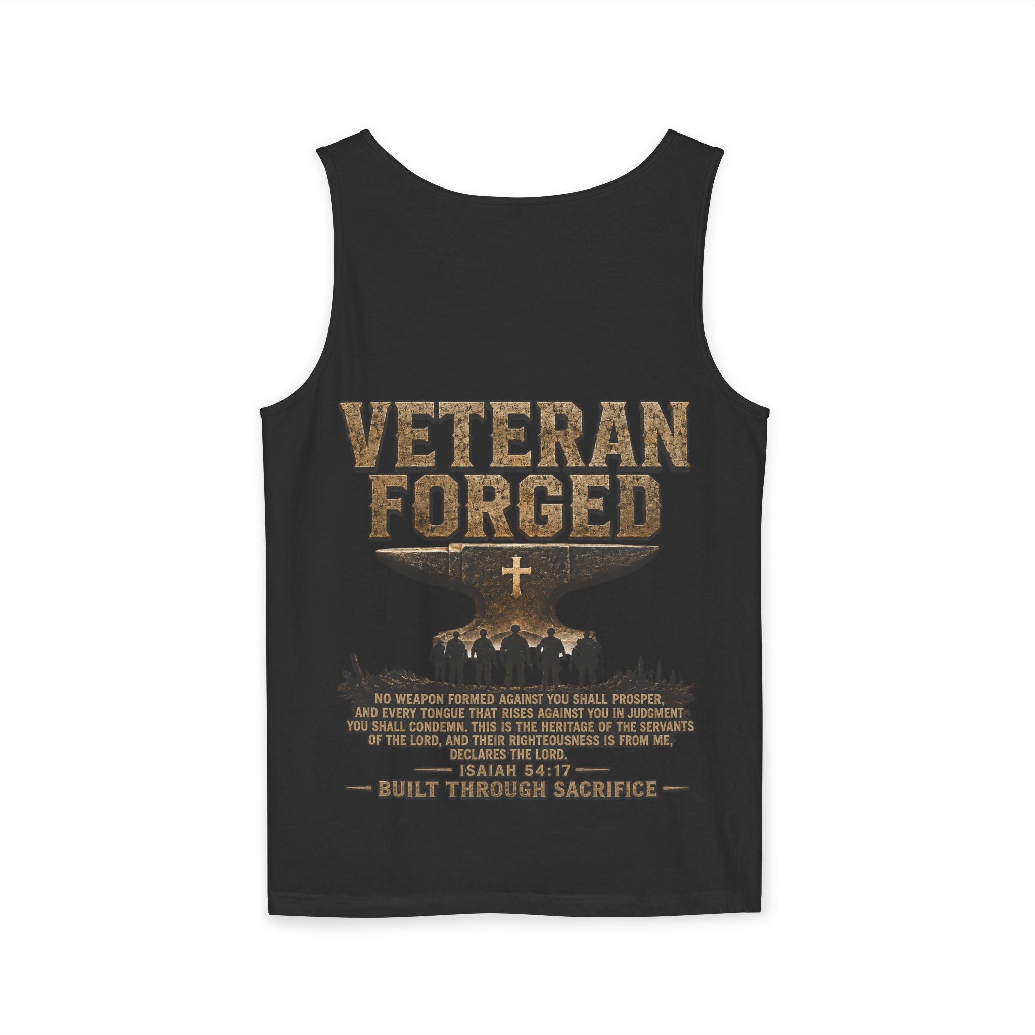 Veteran Forged Tank Top – Military Tribute Graphic Tank