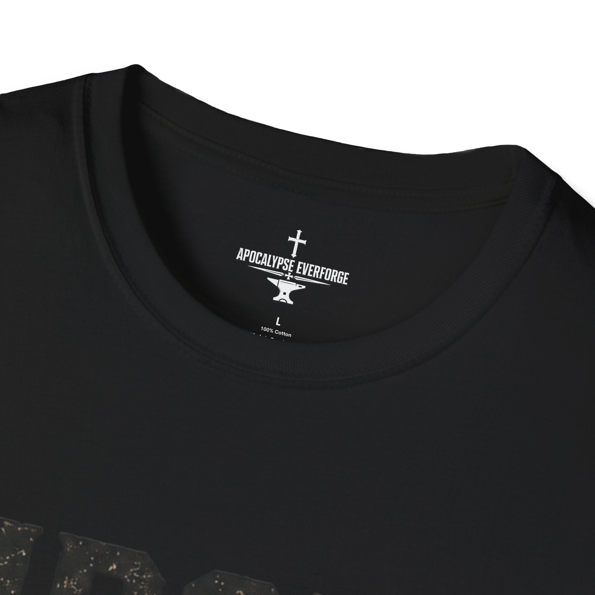 Iron Sharpens Iron T‑Shirt — Proverbs 27:17 Inspirational Christian Tee