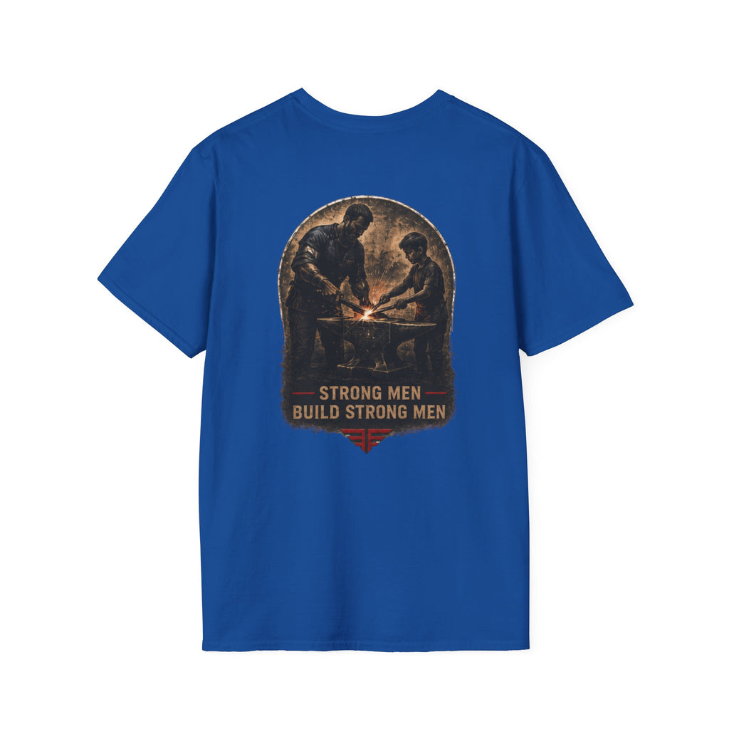 Iron Sharpens Iron T‑Shirt — Proverbs 27:17 Inspirational Christian Tee