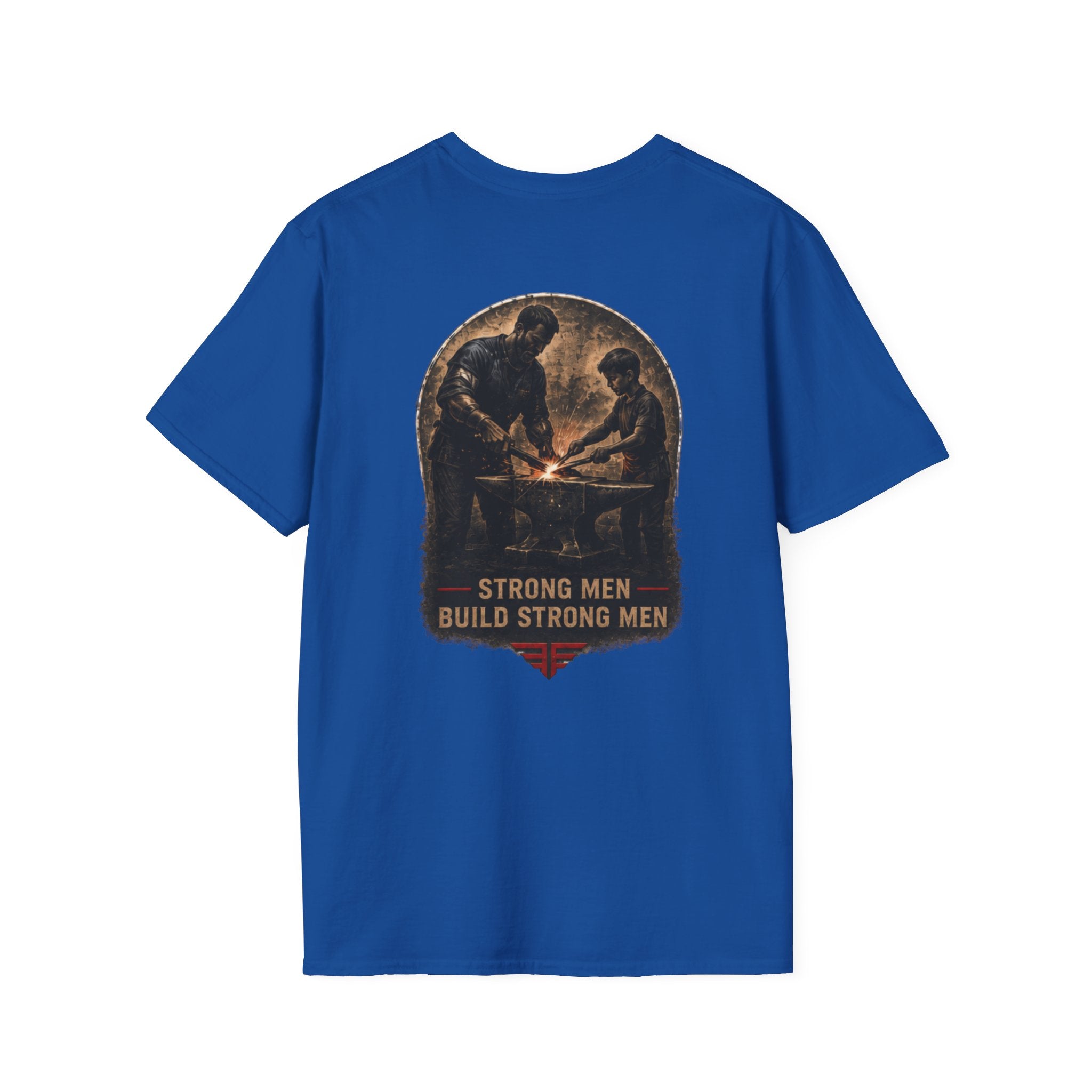 Iron Sharpens Iron T‑Shirt — Proverbs 27:17 Inspirational Christian Tee