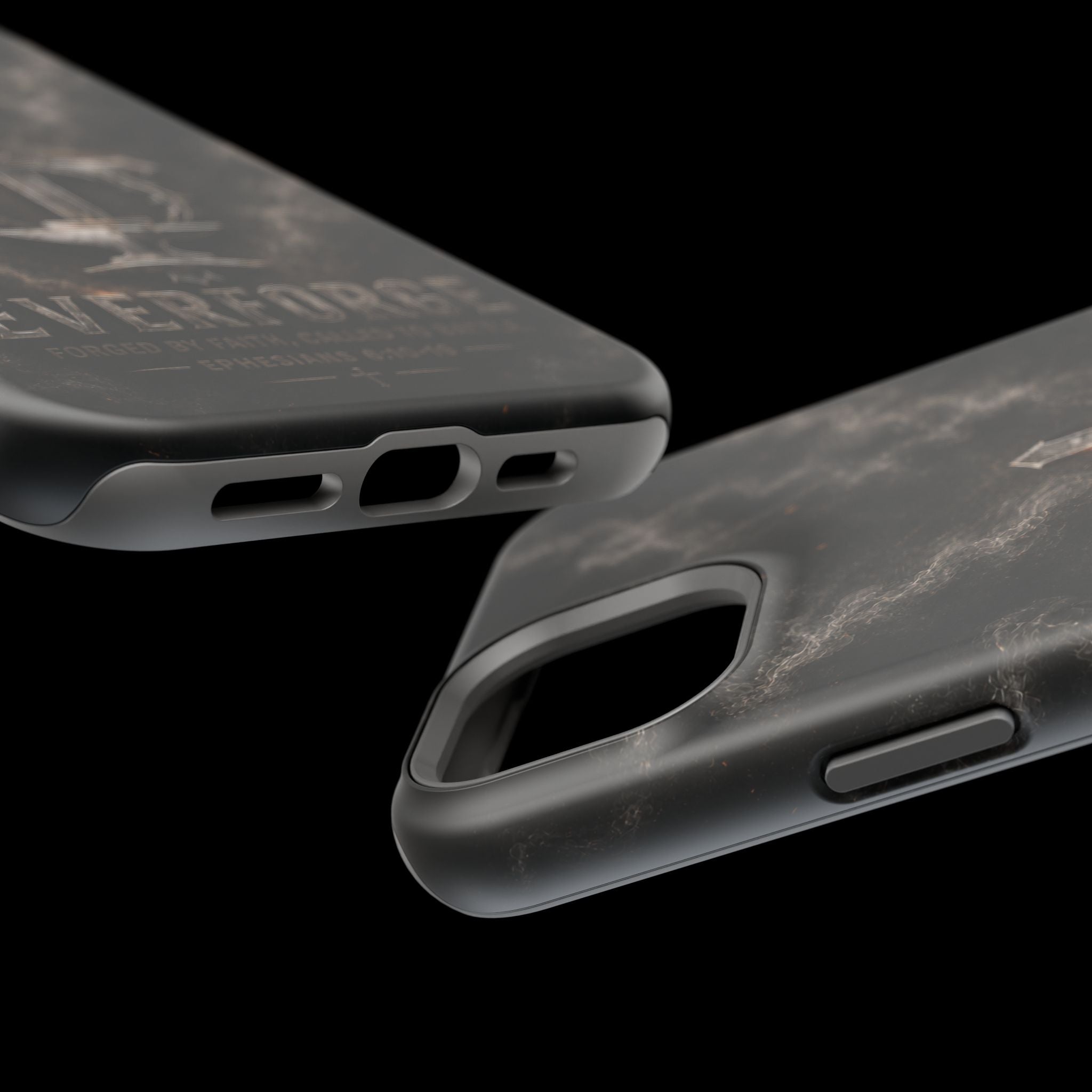 Everforge Faith-Based Magnetic Impact-Resistant Phone Case — "Forged by Faith, Called to Battle" (Ephesians 6:10-19)