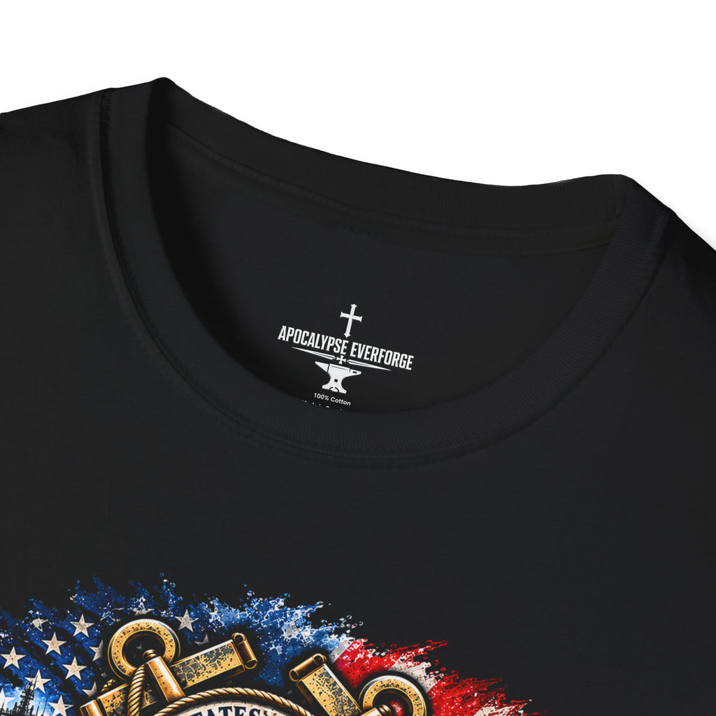 Coast Guard 'Ready Always' T‑Shirt — Called to Save Psalm 107:6 Tribute Tee