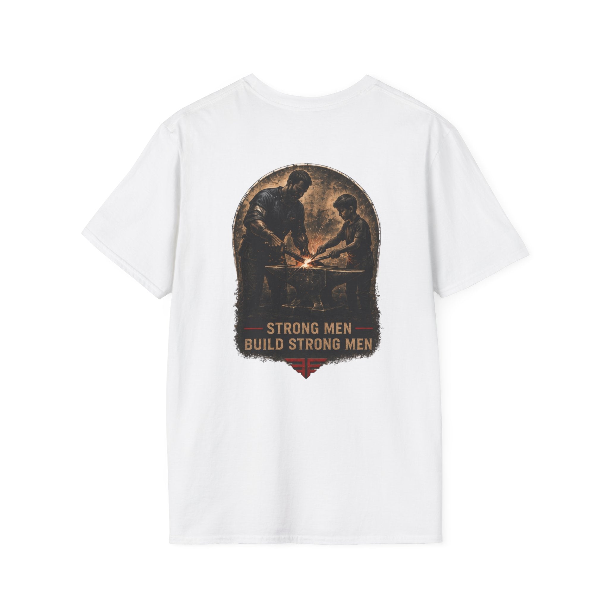 Iron Sharpens Iron T‑Shirt — Proverbs 27:17 Inspirational Christian Tee