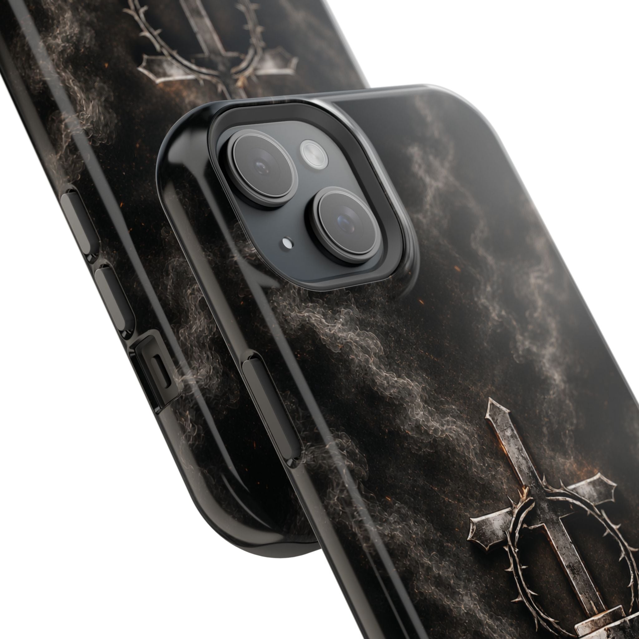 Everforge Faith-Based Magnetic Impact-Resistant Phone Case — "Forged by Faith, Called to Battle" (Ephesians 6:10-19)